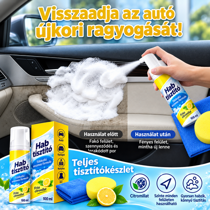 【Csak ma 80% KEDVEZMÉNY】Creawel®🔥4 az 1-ben univerzális enzimes habtisztító｜Konyhához, autóbelsőhöz, kanapéhoz és cipőhöz – egy flakon mindenre
