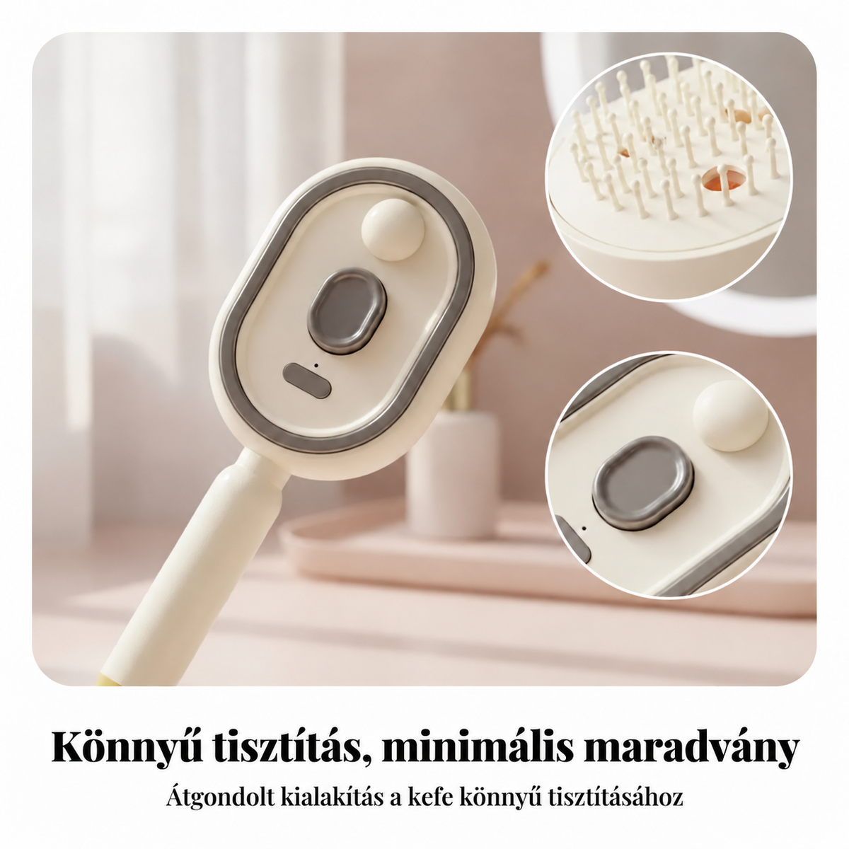 BILLHOL® ✨ Elektrický rozprašovací kartáč na vlasy 5 v 1 – Hladké, lesklé vlasy bez krepatění | Rozčesává, masíruje a osvěžuje
