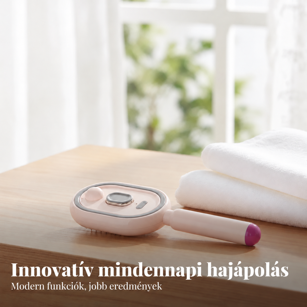 BILLHOL® ✨ Elektrický rozprašovací kartáč na vlasy 5 v 1 – Hladké, lesklé vlasy bez krepatění | Rozčesává, masíruje a osvěžuje