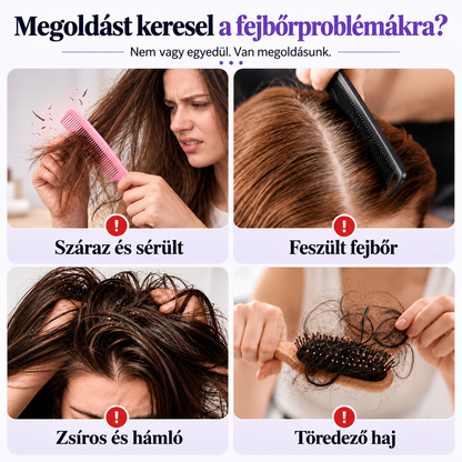 BILLHOL® ✨ Elektrický rozprašovací kartáč na vlasy 5 v 1 – Hladké, lesklé vlasy bez krepatění | Rozčesává, masíruje a osvěžuje
