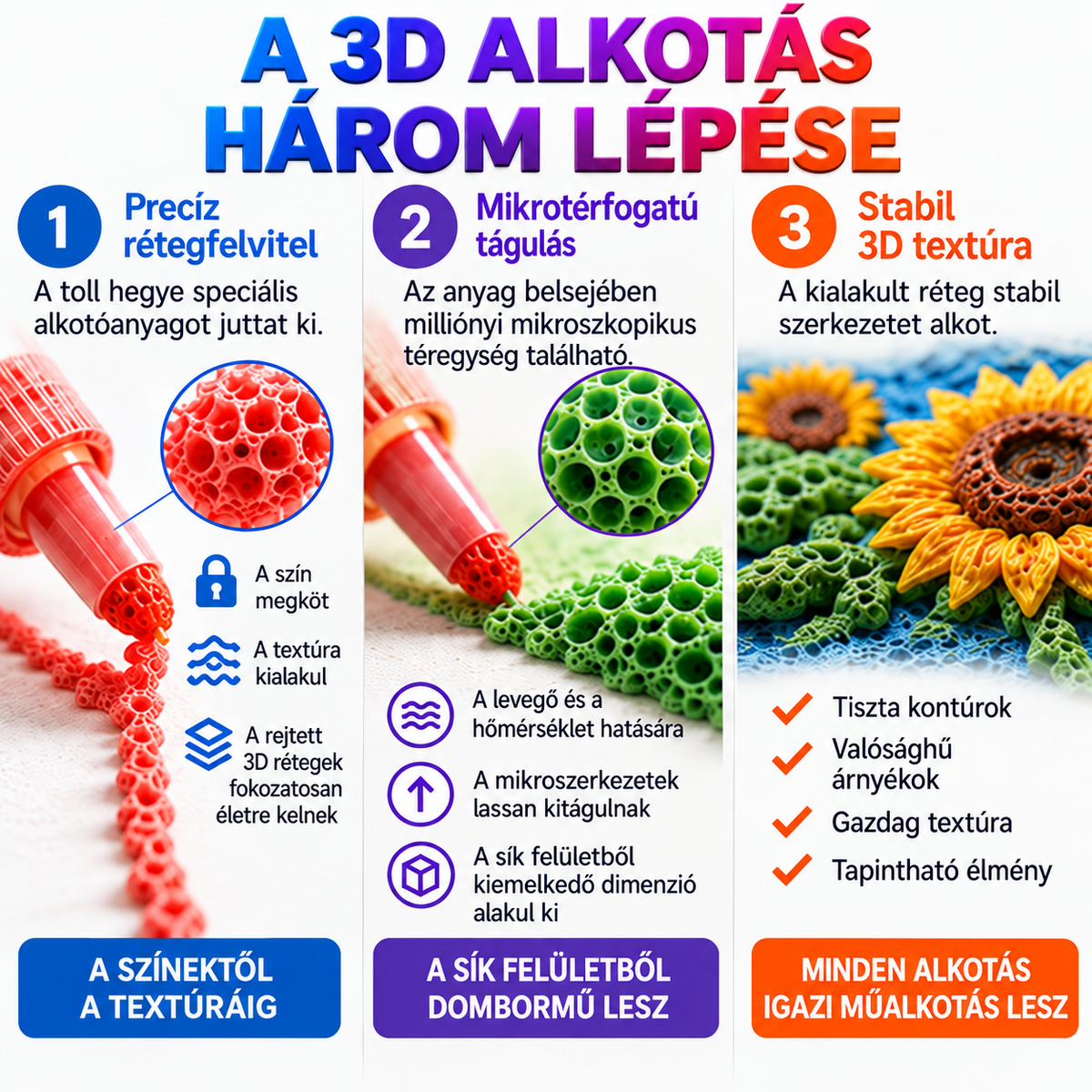 Rendelj Ma És Spórolj 50%-ot丨𝐁i𝐥𝐥𝐡𝐨𝐥® 3D Domborműves Művészeti Toll – Alakítsd A Sík Rajzokat Tapintható 3D Alkotásokká